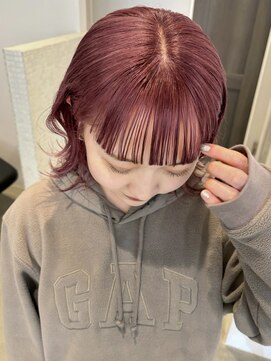 ディッセンバー 渋谷(December) ピンクカラー/ピンクラベンダー/ブリーチカラー/渋谷