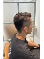 ケイカヘア(KEIKA Hair)&nbsp;サイドパートのショートヘアスタイル