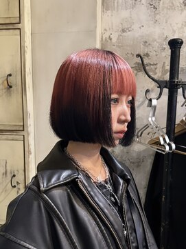 アデ オモテサンドウ(ade omotesando) デザインカラー/レイヤーカット/ウェットヘア/ニュアンスパーマ