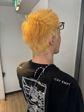オーブ ヘアー リリー 博多2号店(AUBE HAIR lily) ハイトーン！メンズスパイキーショート！！