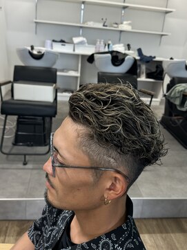 スウェル 西千葉店(Swell) ハイライト極道パーマ緩め1