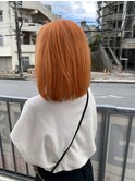 アプリコットオレンジチェリーレッドワインレッドハイトーン