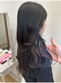 インナー/ネイビー/暗髪透明感/梅田/茶屋町/10代/20代