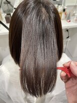 フルールバイニューヨークニューヨーク 京都北大路(fleur by NYNY)&nbsp;おとな可愛いミディアムボブ/髪質改善ストレート