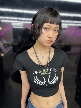 キジ(KIJI) ミニボブ/フェイスレイヤー/レイヤーボブ/オン眉/ワイドバング