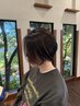 【毛穴すっきり、色持ち◎】カット+カラー+30分spa. ￥16000