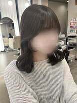 ソア 並木坂(Soa)&nbsp;韓国ヘア/前髪カット/レイヤーカット/ベージュ/ミディアム