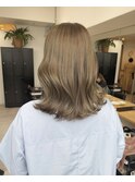 ブリーチなしミルクティーベージュ ベージュカラー