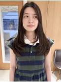 "久保田"韓国風レイヤーカット透け感カラー10代20代30代