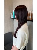 ピンクブラウン　チェリーレッド　ワインレッド　カシスレッド