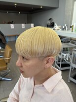 マップデザイン(map design) ブロンドショートマッシュ