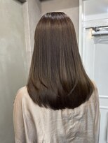 ファビ 渋谷(Fab) くびれヘア/暗めカラー/アプリコットオレンジ/縮毛矯正