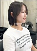 韓国レイヤーカット/ブリーチ/レイヤーカット/ハッシュカット