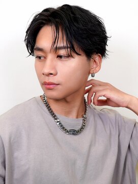 ラフィスヘアーヴィレ 福山店(La fith hair wille) 【La fith】メンズカット×センターパート×ナチュラルパーマ