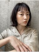 【LadA 城本英恵】 大人なオン眉ボブ