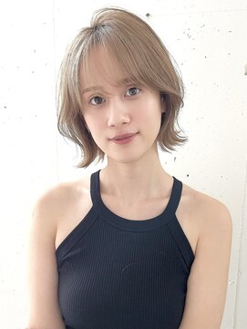ヘアラウンジ ビーチ 青山 外苑前(hair lounge BEACH) くびれボブ/外ハネミディアム/髪質改善/縮毛矯正/20代/30代/40代