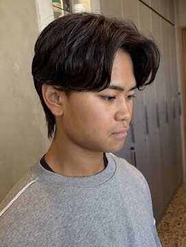 エリマバイフィフス 調布(elima by fifth) 調布メンズパーマフェザーパーマシャドウパーマセンターパート