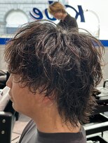 オーシャントーキョー 神戸(OCEAN TOKYO KOBE)&nbsp;シャドウパーマ前上がりマッシュウルフ