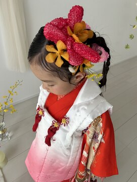 アトミック(atomic) 七五三ヘアメイク