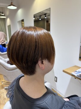 ナチュラルショートマッシュ