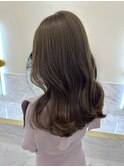 梅田/黒髪/クラゲヘアー/オリーブグレー/小顔/ココアベージュ