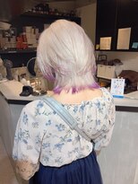 PELE原宿/ブリーチなしダブルカラー/ハイトーン/ケアブリーチ【３月上旬OPEN(予定)】&nbsp;着物ヘア/大人ガーリー/ダークアッシュ/似合わせカット/原宿