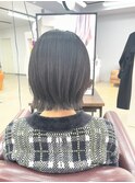 【抜け感シルエット】外はねボブ