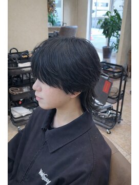 メルク(merc) レイヤー ボブ ショート インナーカラー 韓国