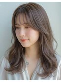 レイヤーカット髪質改善◎シースルーバング/韓国ヘア/30代