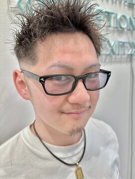 ロミーオム 本厚木(ROMMY. Homme) アクティブショートナチュラルアップバングソフトモヒカン本厚木