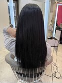 黒髪ロング