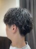 ツイストパーマ＋カット＋シェービング　￥14200
