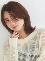 グラ デザイン アンド ヘアー 四条大宮店(GRAS DESIGN & HAIR by HEADLIGHT)&nbsp;似合わせウルフレイヤー小顔くびれミルクブラウンミディアム韓国