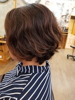 ルークス 中央林間(LOOOKS)&nbsp;前下がりショート×デジタルパーマ