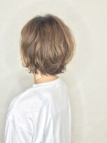 フラット 千葉(Flat.)&nbsp;似合わせベージュショートボブ／JAGARA中央店代見【千葉】