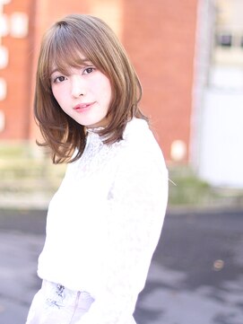 グランド(GRAND) 25歳からの【毛先パーマ /黒髪/ことりベージュ】射場政治