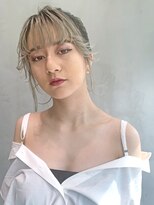 アルバム 銀座(ALBUM GINZA)&nbsp;簡単アレンジ_毛先パーマことりベージュ_6827