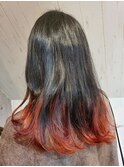 京都・西院cuculehair　グラデーションRED