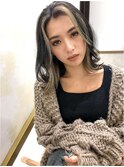 外国人風フェイスフレーミング グレージュ ヨシンモリ 韓国風