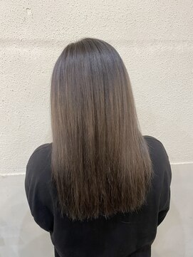 ボアップ 新居浜店(boappu) #グラデーション #カラー #グレー #ベージュ #ケアブリーチ