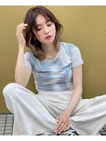 メーヴェ(Mowen) mowen 南堀江×インナーカラー×イヤリングカラー