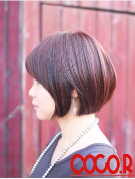 ココアール けやき通り(COCO.R) ふんわりシルエット♪ ◇ショートボブ◇