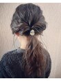 ヘアサロン イロドリ(hair salon irodori)&nbsp;娘の登校ヘアは必ず毎日アレンジしてます。美容師の意地…！