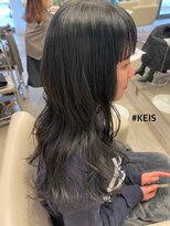 ケイス(KEIS) ぷつっとロング　ダークグレージュ