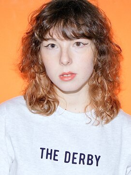 ダービー(THE DERBY) 【THE DERBY】CURLWOLFY #デザインカラー#ツートンカラー