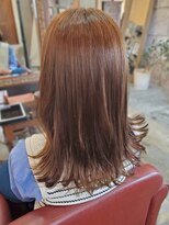 オートゥール(hair room Auteur)&nbsp;20代30代30代モカベージュナチュラル耳掛け乾かすだけ美肌