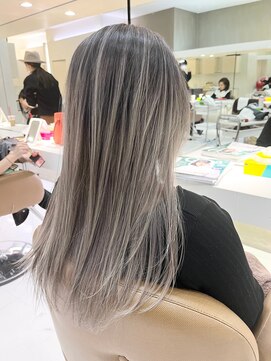 エイブルヘアー(able hair) さらさらホワイトバレイヤージュ