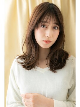 カバーヘア ブリス 川口(COVER HAIR bliss) シルキーベージュ大人かわいいくびれミディZ川口20代30代40代