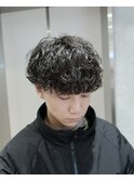 重め波巻きパーマ