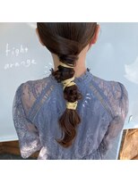 ジェネ(jene) リボンヘアアレンジ